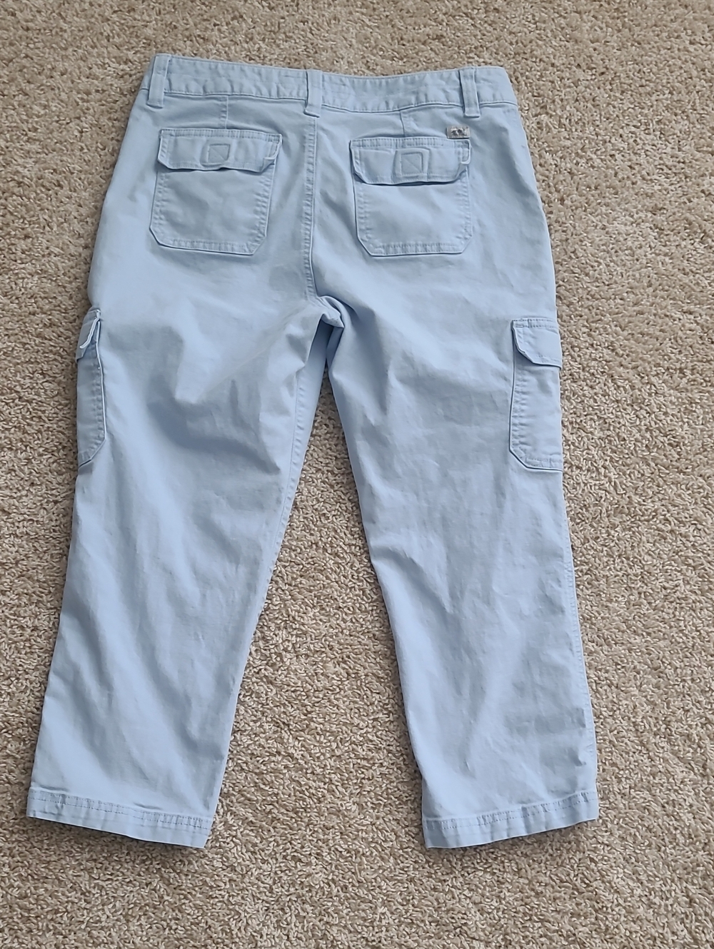 Eddie Bauer womens Capri pant Size 8 Light Blue - Picture 3 of 5